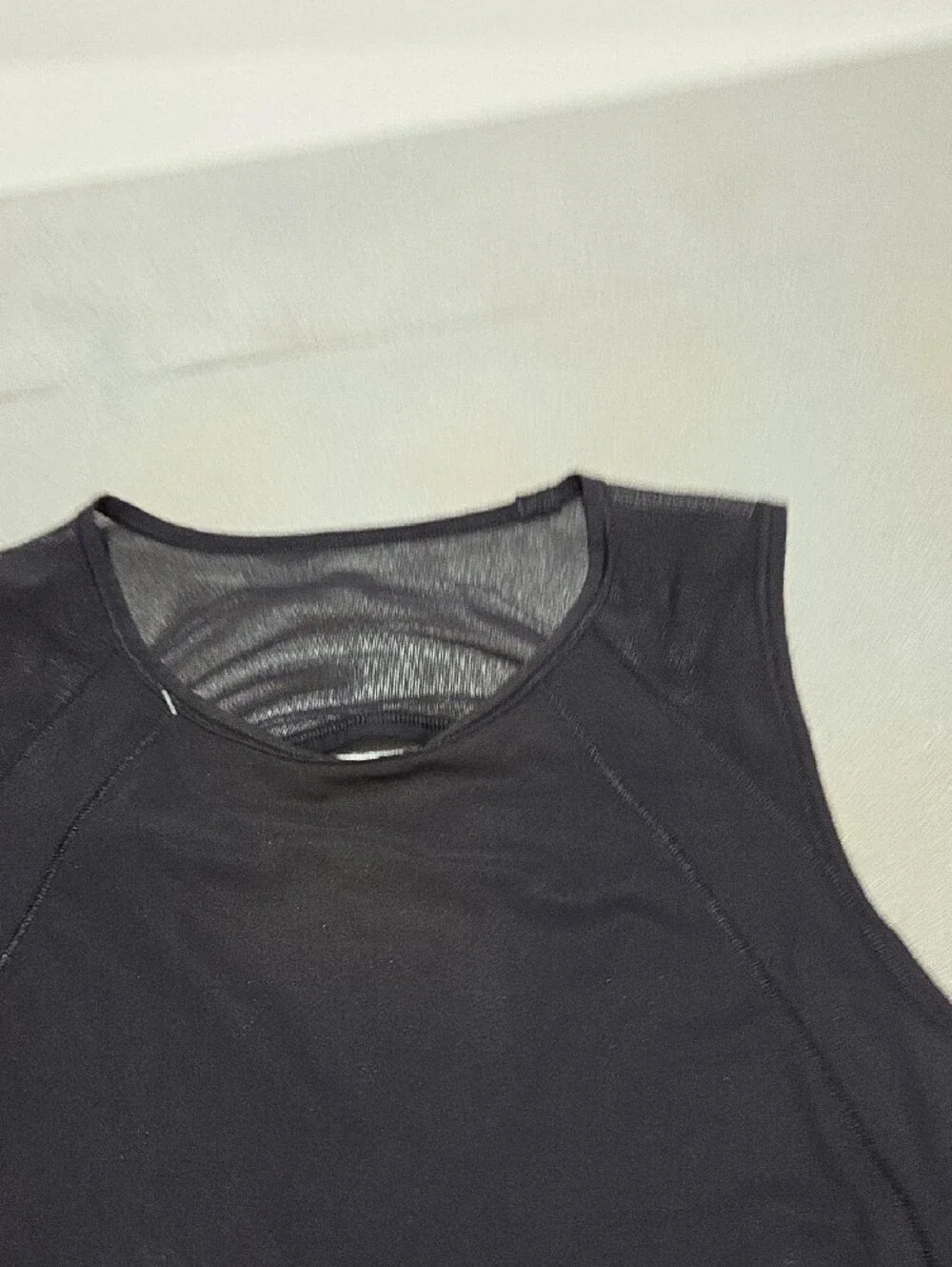 lululemon athletica Black Scoop-Back Athletic Tank